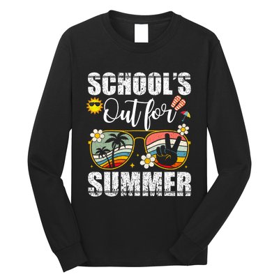 Graduation Gift Schools Out For Summer Students Teacher Long Sleeve Shirt