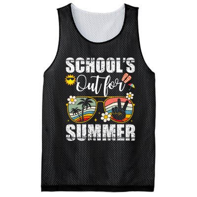 Graduation Gift Schools Out For Summer Students Teacher Mesh Reversible Basketball Jersey Tank