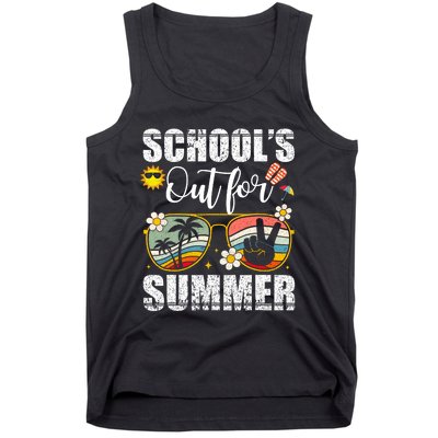 Graduation Gift Schools Out For Summer Students Teacher Tank Top