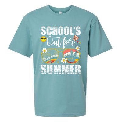 Graduation Gift Schools Out For Summer Students Teacher Sueded Cloud Jersey T-Shirt