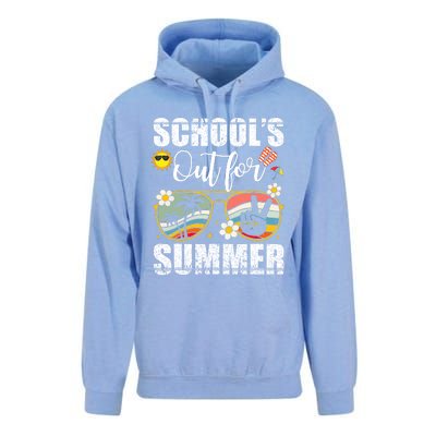 Graduation Gift Schools Out For Summer Students Teacher Unisex Surf Hoodie