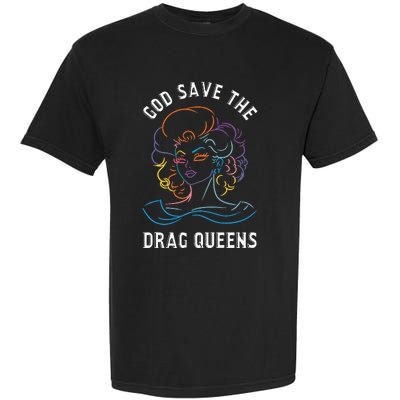 Groovy God Save The Drag Queens Premium Garment-Dyed Heavyweight T-Shirt