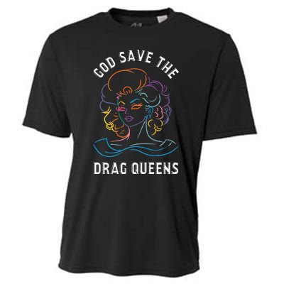 Groovy God Save The Drag Queens Premium Cooling Performance Crew T-Shirt