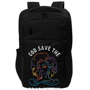 Groovy God Save The Drag Queens Premium Impact Tech Backpack