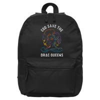 Groovy God Save The Drag Queens Premium 16 in Basic Backpack