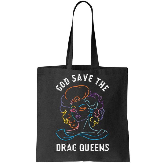 Groovy God Save The Drag Queens Premium Tote Bag