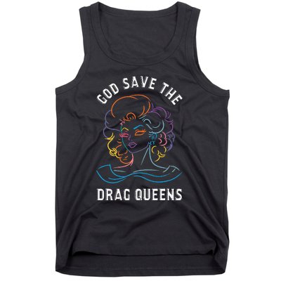 Groovy God Save The Drag Queens Premium Tank Top