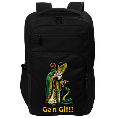 GoN Git St Patricks Day Funny St Patrick Impact Tech Backpack