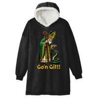 GoN Git St Patricks Day Funny St Patrick Hooded Wearable Blanket