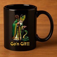 GoN Git St Patricks Day Funny St Patrick 11oz C Handle Ceramic Mug