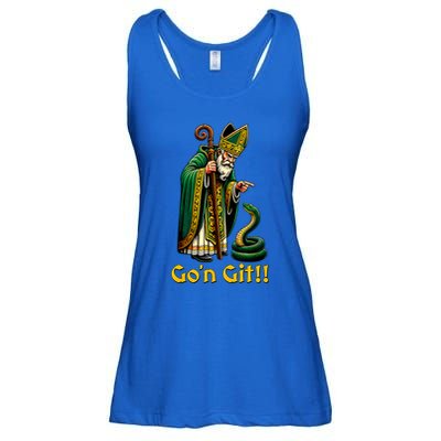 GoN Git St Patricks Day Funny St Patrick Ladies Essential Flowy Tank