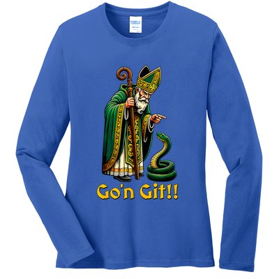 GoN Git St Patricks Day Funny St Patrick Ladies Long Sleeve Shirt