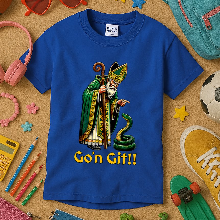 GoN Git St Patricks Day Funny St Patrick Kids T-Shirt