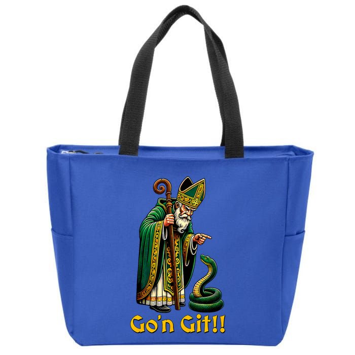 GoN Git St Patricks Day Funny St Patrick Zip Tote Bag