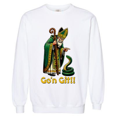 GoN Git St Patricks Day Funny St Patrick Garment-Dyed Sweatshirt