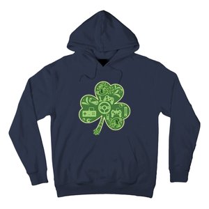 Gamer Game Shamrock St Patricks Day Irish Hoodie