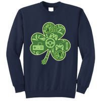 Gamer Game Shamrock St Patricks Day Irish Tall Sweatshirt