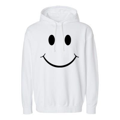 Green Guy Smiley Face Garment-Dyed Fleece Hoodie