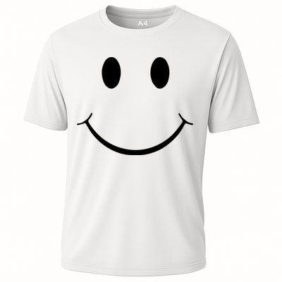 Green Guy Smiley Face Performance Shirt