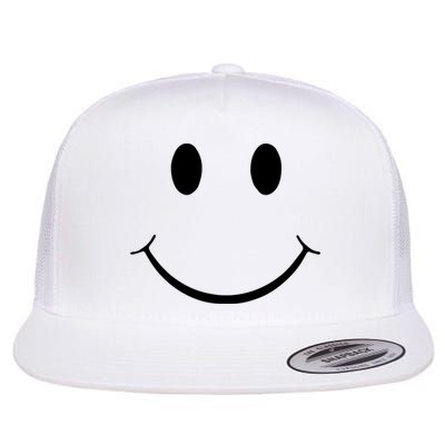 Green Guy Smiley Face Flatbill Hat