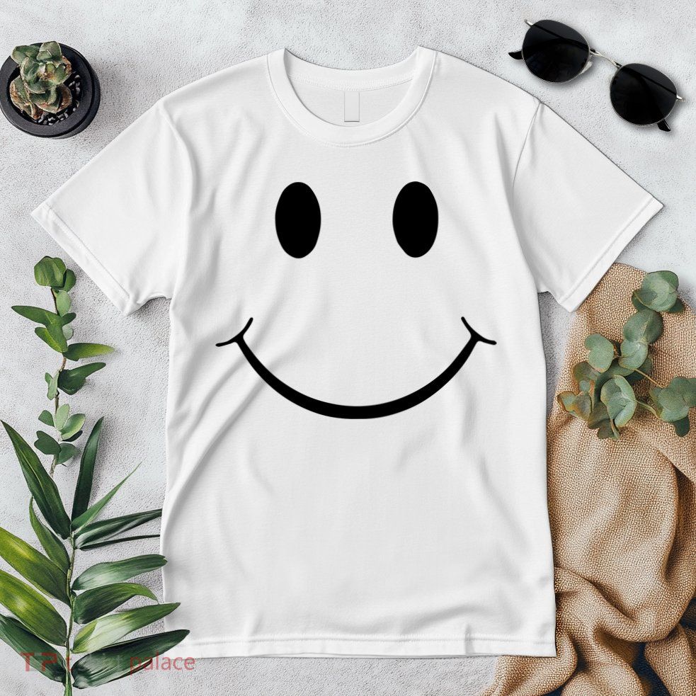 Green Guy Smiley Face Premium T-Shirt