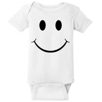 Green Guy Smiley Face Baby Bodysuit