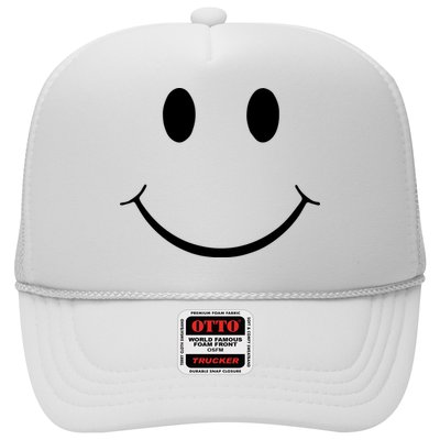 Green Guy Smiley Face Trucker Hat