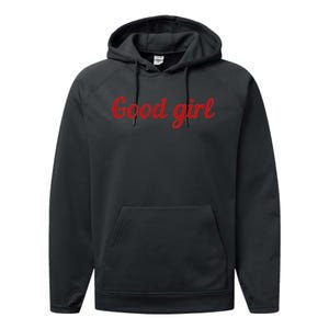 Good Girl Sub Dom Play Submissive Bad Girl Goodgirl Performance Fleece Hoodie