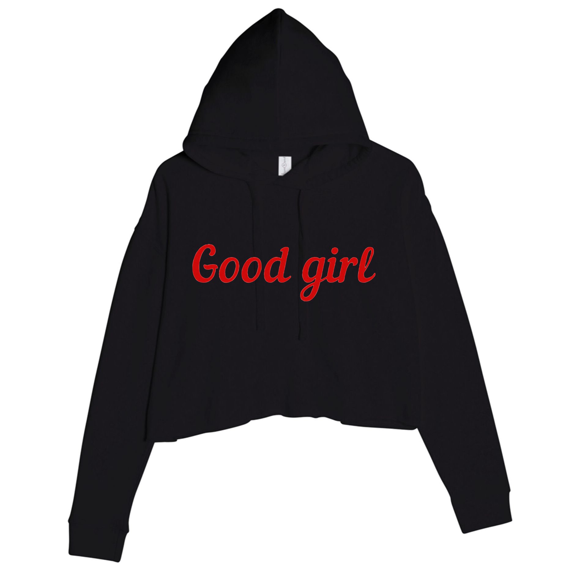 Good Girl Sub Dom Play Submissive Bad Girl Goodgirl Crop Fleece Hoodie
