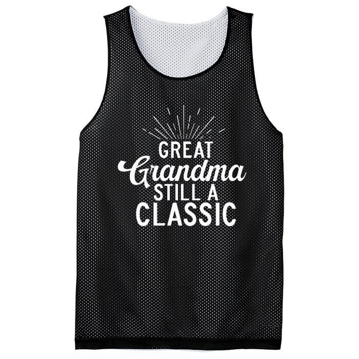 Great Grandma Still A Classic Great Grandma Mesh Reversible Basketball Jersey Tank