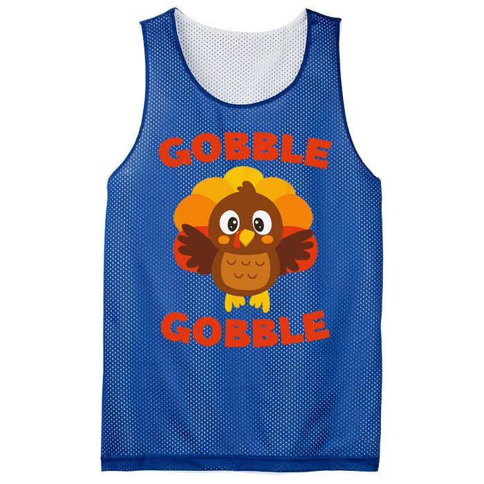 Gobble Gobble Thanksgiving Day Mesh Reversible Basketball Jersey Tank