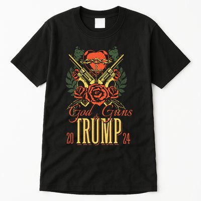 God Guns & Trump 2024 2a Support Tall T-Shirt