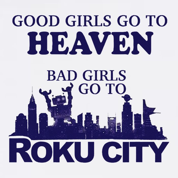 Good Go To Heaven Bad Go To Roku City Button
