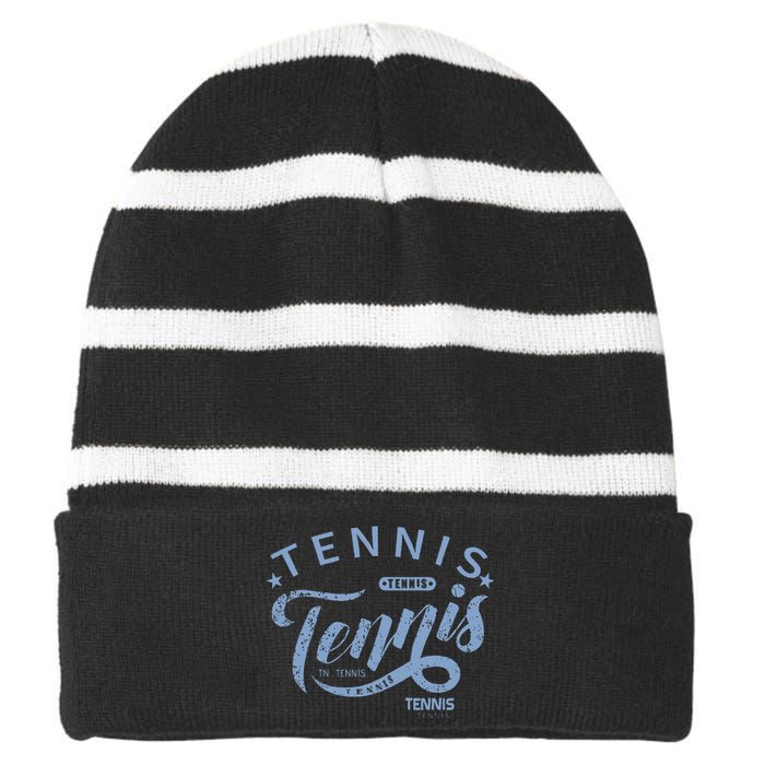 Game Grumps Tennis Funny For Man Women Striped Beanie with Solid Band