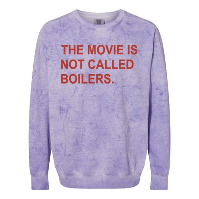 Griffin Gonzalez The Movie Is Not Called Boilers Colorblast Crewneck Sweatshirt