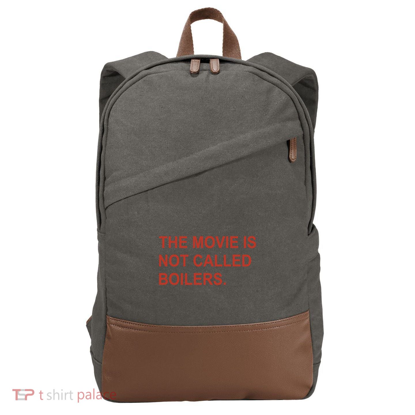 Griffin Gonzalez The Movie Is Not Called Boilers Cotton Canvas Backpack
