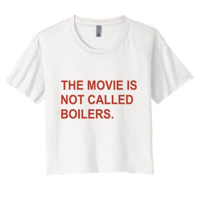 Griffin Gonzalez The Movie Is Not Called Boilers Crop Top