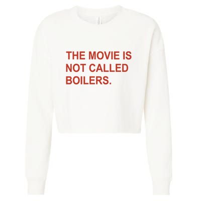 Griffin Gonzalez The Movie Is Not Called Boilers Cropped Pullover Crew