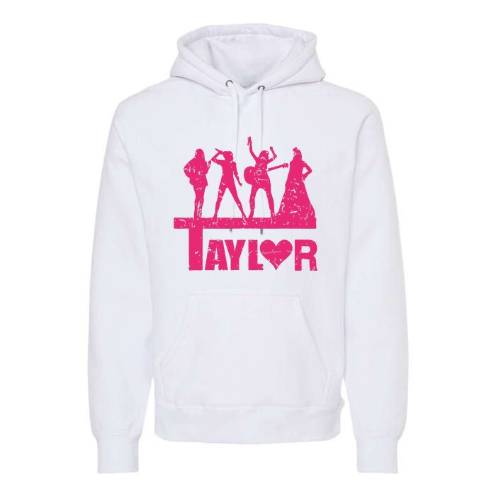 Girl Groovy Taylor 80s Vintage Premium Hoodie