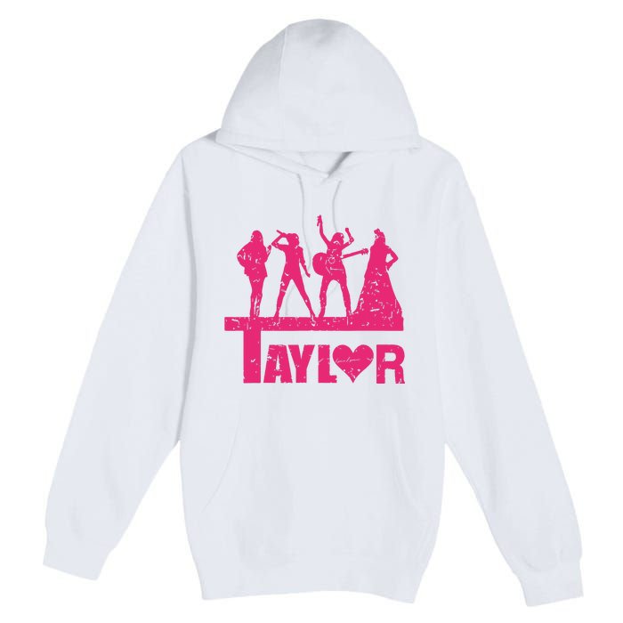 Girl Groovy Taylor 80s Vintage Premium Pullover Hoodie