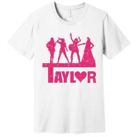 Girl Groovy Taylor 80s Vintage Premium T-Shirt