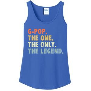 Gmeaningful Giftpop The One Only Legend Funny Fathers Day For Pop Gmeaningful Gi Ladies Essential Tank