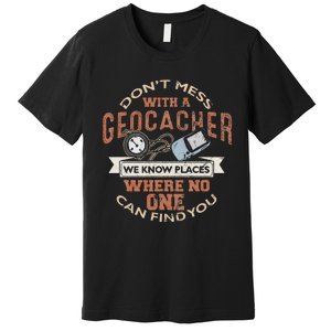 Geocache Geocaching Treasure Hunt Premium T-Shirt