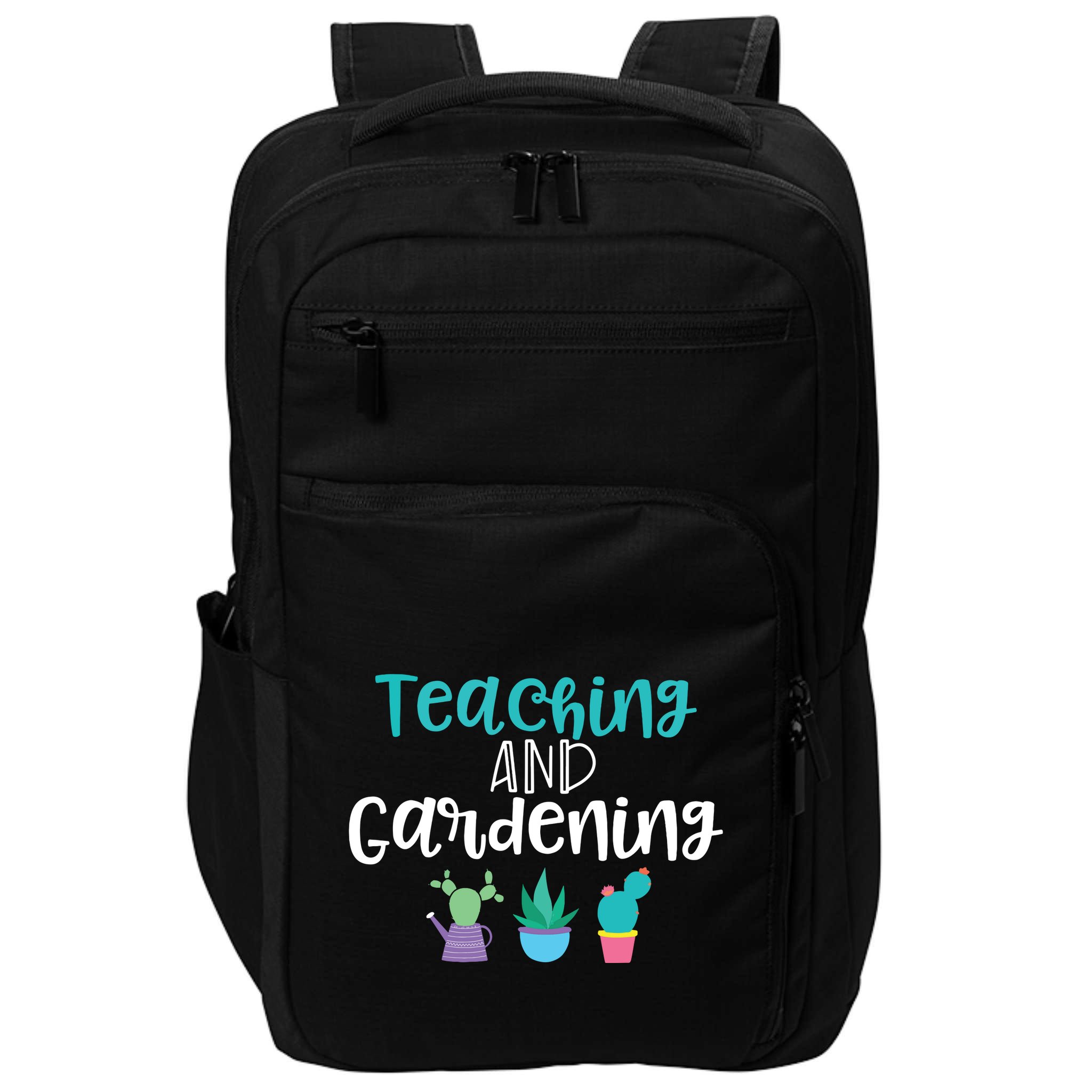Gardening Garden T For Women Teacher Gift Teaching Impact Tech Backpack