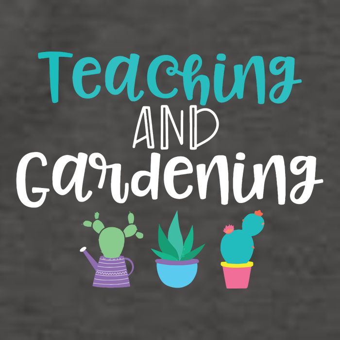 Gardening Garden T For Women Teacher Gift Teaching Vector Backpack