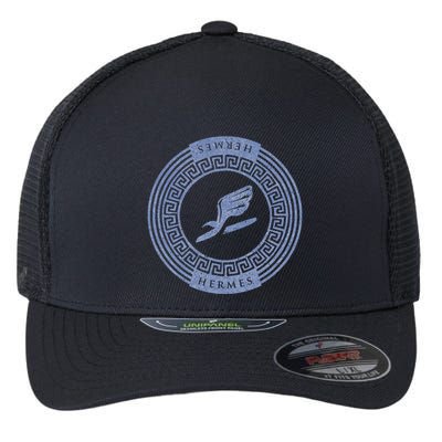 Greek God T Hermes Winged Sandal Messenger Flexfit Unipanel Trucker Cap