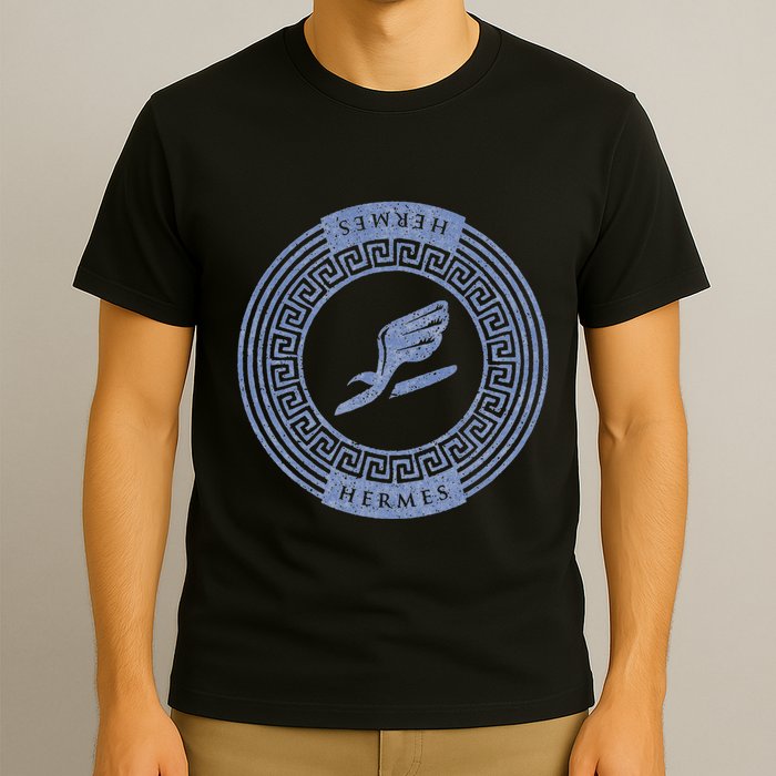 Greek God T Hermes Winged Sandal Messenger T-Shirt