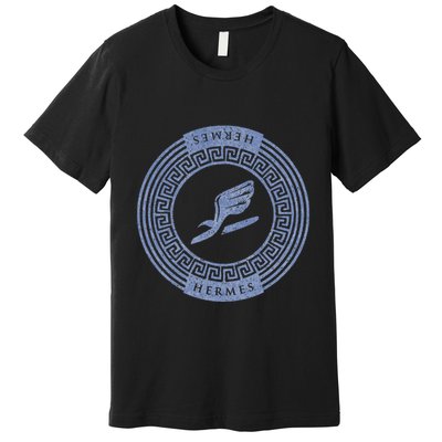 Greek God T Hermes Winged Sandal Messenger Premium T-Shirt