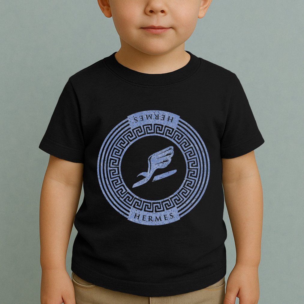 Greek God T Hermes Winged Sandal Messenger Toddler T-Shirt