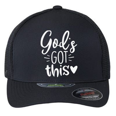 Gods Got This Jesus Jesus Flexfit Unipanel Trucker Cap